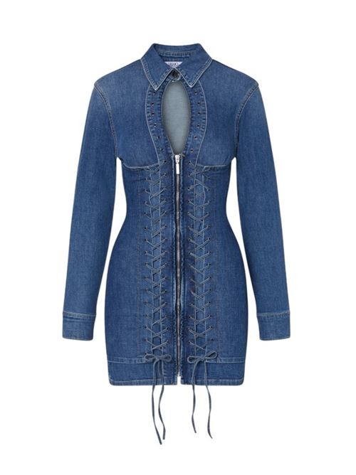 Abito corto in denim con stringhe Liu Jo | UA6508D0399.79157